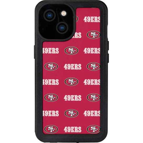 NFL San Francisco 49ers Blitz Series iPhone 15 Waterproof Case
