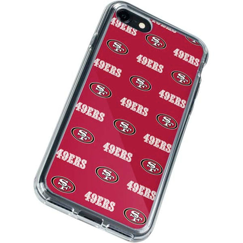 NFL San Francisco 49ers Blitz Series iPhone SE (2nd & 3rd Gen) Clear Case