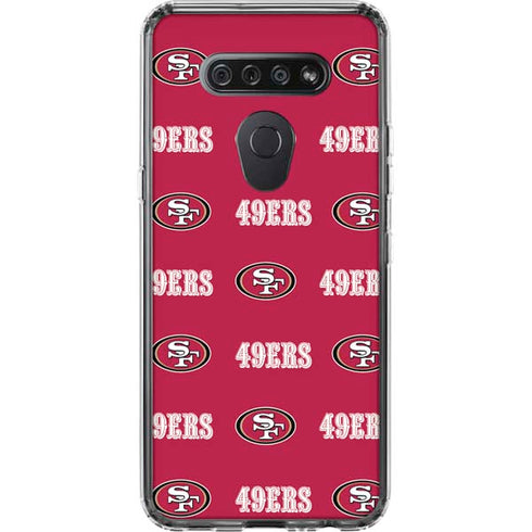 NFL San Francisco 49ers Blitz Series LG K51/Q51 Clear Case