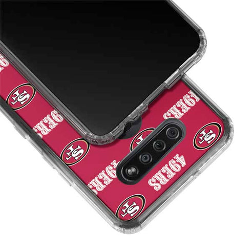 NFL San Francisco 49ers Blitz Series LG K51/Q51 Clear Case