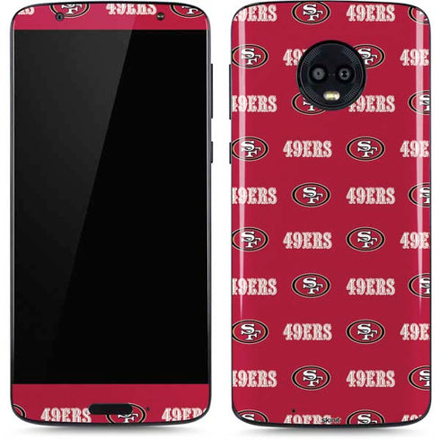 NFL San Francisco 49ers Blitz Series Moto G6 Skin