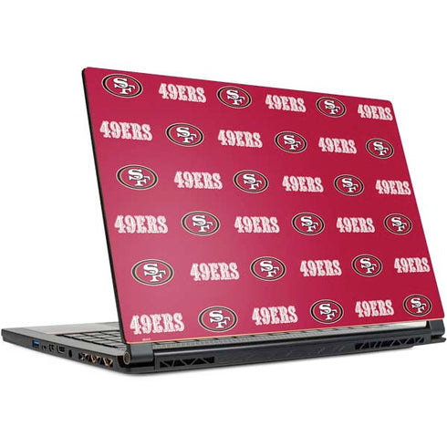 NFL San Francisco 49ers Blitz Series MSI GS65 Stealth Laptop Skin