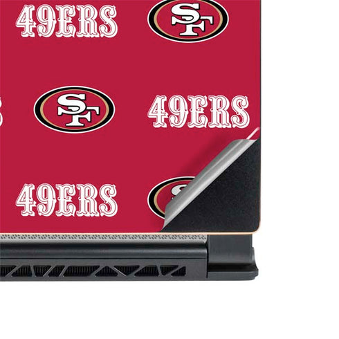 NFL San Francisco 49ers Blitz Series MSI GS65 Stealth Laptop Skin