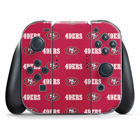 NFL San Francisco 49ers Blitz Series Nintendo Switch (2017-2021) Joy-Con Controller Skin