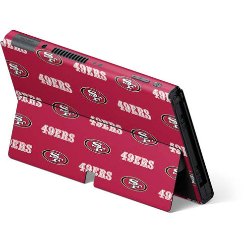 NFL San Francisco 49ers Blitz Series Nintendo Switch OLED (2021) Skin