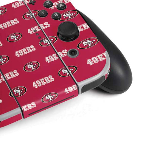NFL San Francisco 49ers Blitz Series Nintendo Switch OLED (2021) Skin