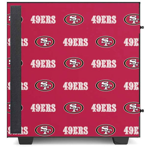 NFL San Francisco 49ers Blitz Series NZXT H510 Compact ATX Mid-Tower Case Skin