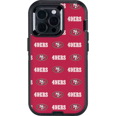 NFL San Francisco 49ers Blitz Series Otterbox Defender iPhone Skin