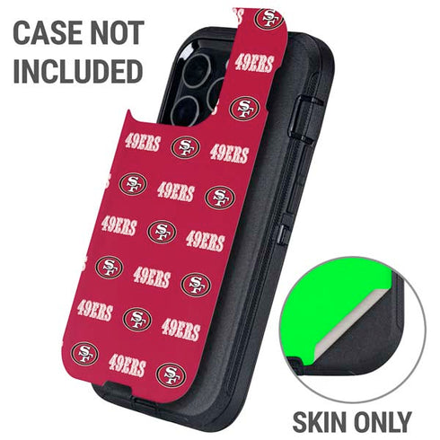 NFL San Francisco 49ers Blitz Series Otterbox Defender iPhone Skin