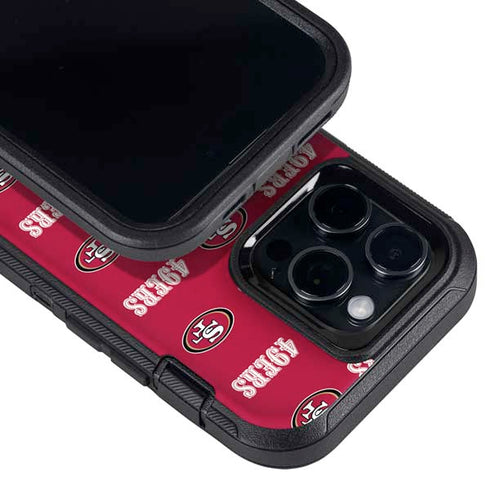 NFL San Francisco 49ers Blitz Series Otterbox Defender iPhone Skin