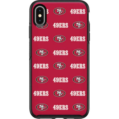 NFL San Francisco 49ers Blitz Series Otterbox Symmetry iPhone Skin