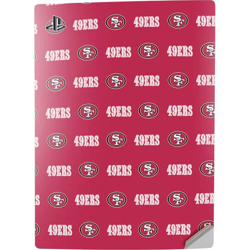 NFL San Francisco 49ers Blitz Series PS5 Digital Edition Console Skin