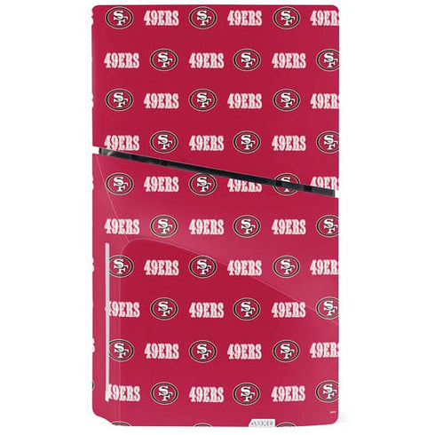 NFL San Francisco 49ers Blitz Series PS5 Slim Disk Console Skin