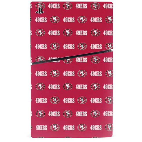 NFL San Francisco 49ers Blitz Series PS5 Slim Digital Edition Console Skin