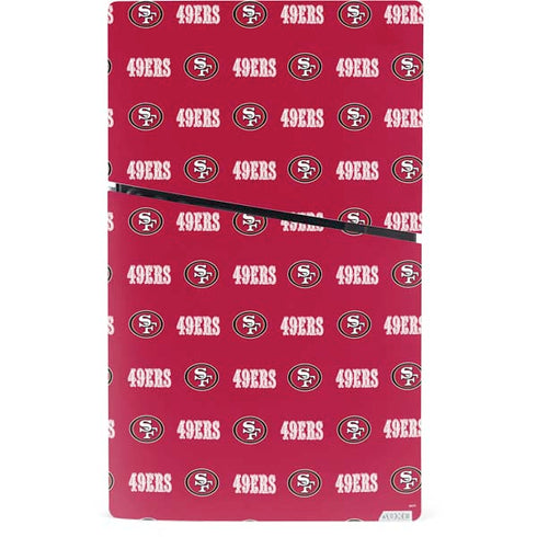 NFL San Francisco 49ers Blitz Series PS5 Slim Digital Edition Console Skin