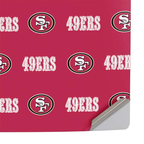 NFL San Francisco 49ers Blitz Series PS5 Slim Digital Edition Console Skin