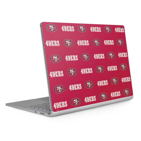 NFL San Francisco 49ers Blitz Series Surface Book 2 13.5in Skin