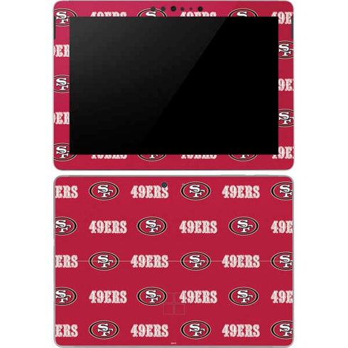 NFL San Francisco 49ers Blitz Series Surface Go Skin
