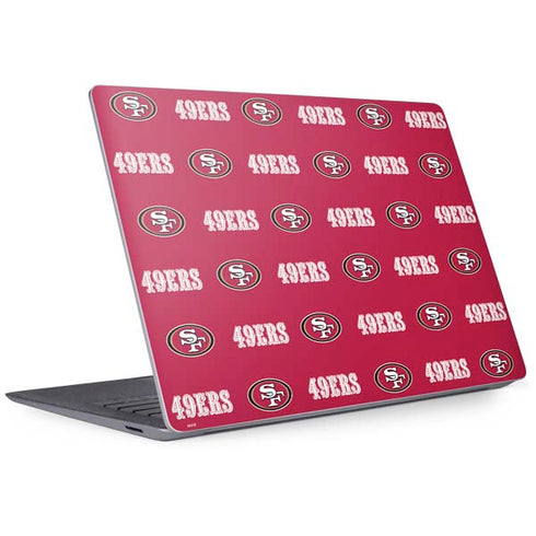 NFL San Francisco 49ers Blitz Series Surface Laptop 3 13.5in Skin