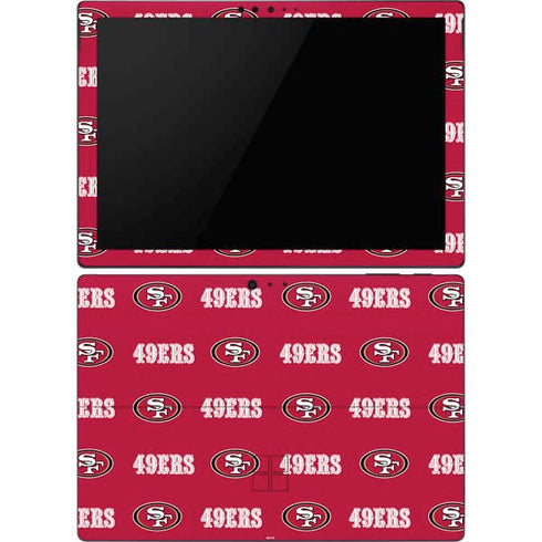 NFL San Francisco 49ers Blitz Series Surface Pro 6 Skin