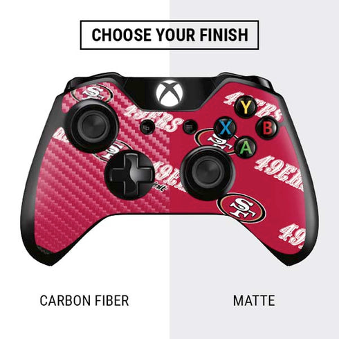 NFL San Francisco 49ers Blitz Series Xbox One Controller Skin