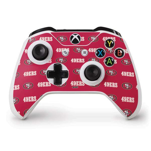 NFL San Francisco 49ers Blitz Series Xbox One S Controller Skin