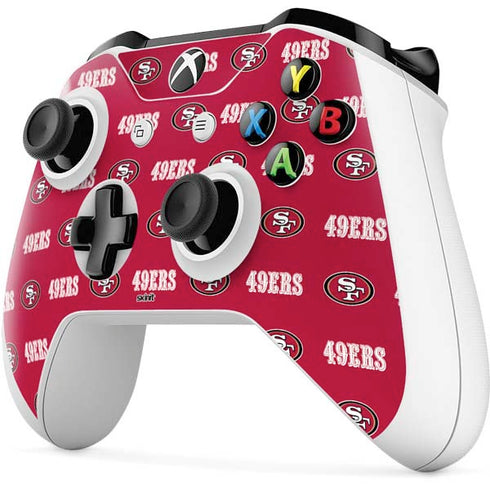 NFL San Francisco 49ers Blitz Series Xbox One S Controller Skin