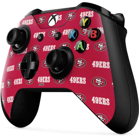 NFL San Francisco 49ers Blitz Series Xbox One X Controller Skin