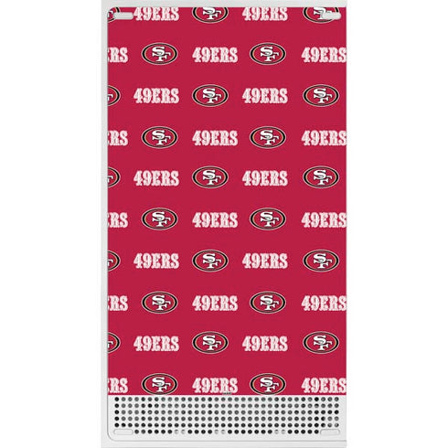 NFL San Francisco 49ers Blitz Series Xbox Series S Console Skin