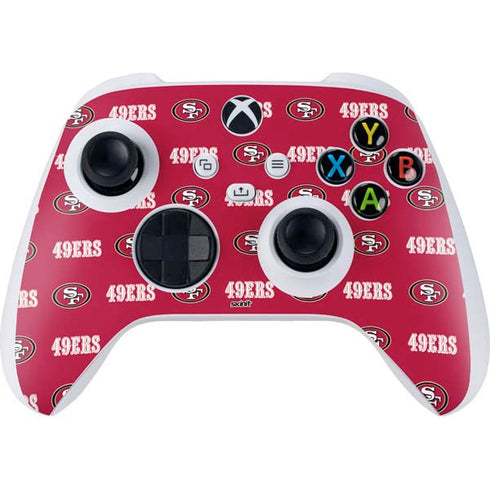 NFL San Francisco 49ers Blitz Series Xbox Series S Controller Skin
