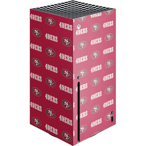 NFL San Francisco 49ers Blitz Series Xbox Series X Console Skin