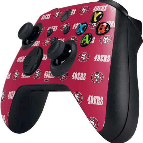NFL San Francisco 49ers Blitz Series Xbox Series X Controller Skin