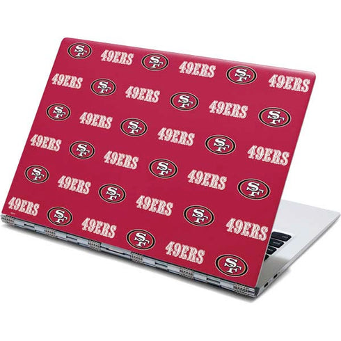 NFL San Francisco 49ers Blitz Series Yoga 910 2-in-1 14in Touch-Screen Skin