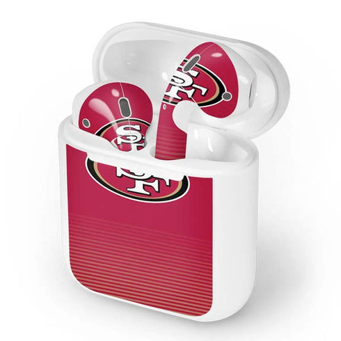 NFL San Francisco 49ers Breakaway Apple AirPods Skin