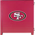 NFL San Francisco 49ers Breakaway Corsair 4000D Tempered Glass Mid-Tower ATX Case Skin
