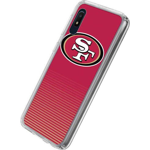 NFL San Francisco 49ers Breakaway Galaxy A10e Clear Case