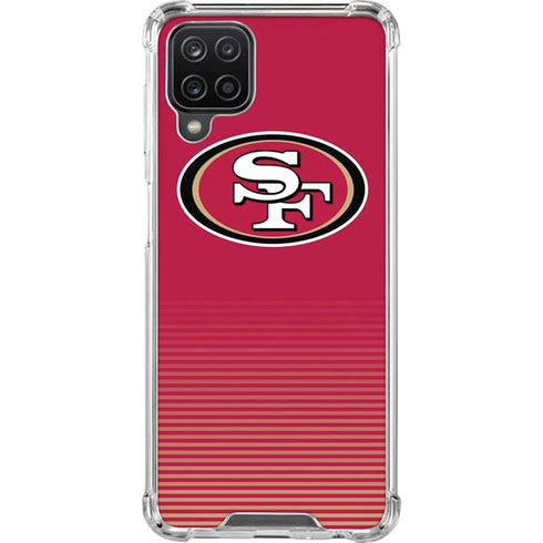 NFL San Francisco 49ers Breakaway Galaxy A12 Clear Case