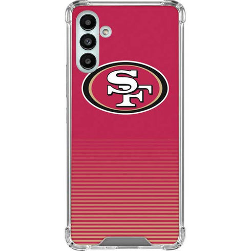 NFL San Francisco 49ers Breakaway Galaxy A13 5G Clear Case