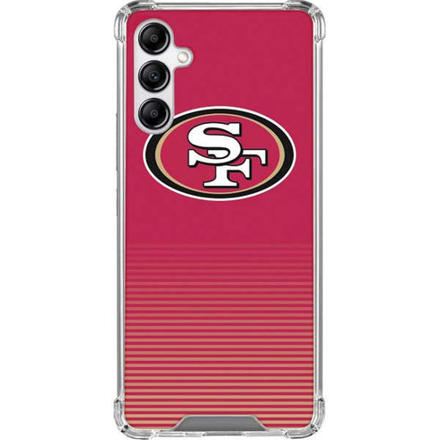 NFL San Francisco 49ers Breakaway Galaxy A14 5G Clear Case