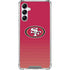 NFL San Francisco 49ers Breakaway Galaxy A15 5G Clear Case