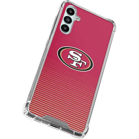 NFL San Francisco 49ers Breakaway Galaxy A15 5G Clear Case