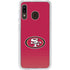 NFL San Francisco 49ers Breakaway Galaxy A20 Clear Case