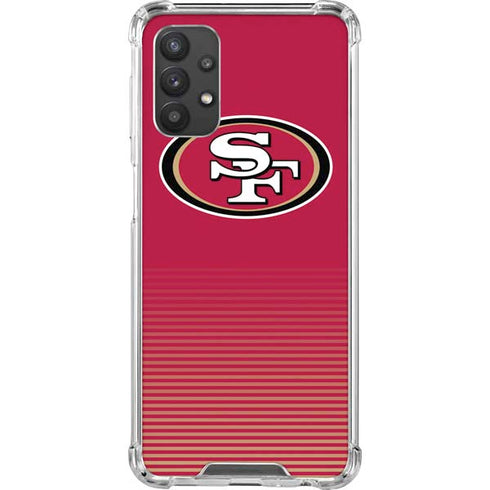 NFL San Francisco 49ers Breakaway Galaxy A32 5G Clear Case