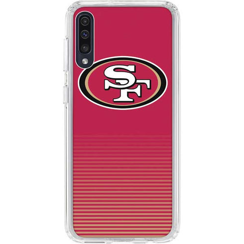 NFL San Francisco 49ers Breakaway Galaxy A50 Clear Case