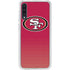 NFL San Francisco 49ers Breakaway Galaxy A50 Clear Case