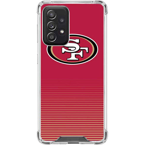 NFL San Francisco 49ers Breakaway Galaxy A52 5G Clear Case