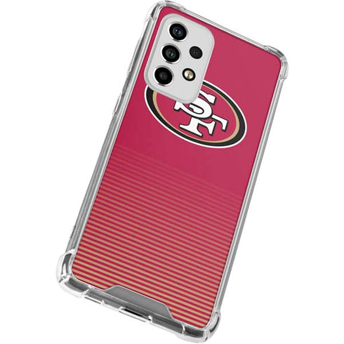 NFL San Francisco 49ers Breakaway Galaxy A53 5G Clear Case