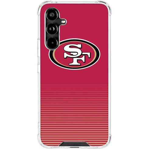 NFL San Francisco 49ers Breakaway Galaxy A54 5G Clear Case