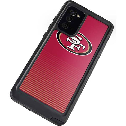 NFL San Francisco 49ers Breakaway Galaxy Note20 5G Waterproof Case