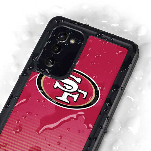 NFL San Francisco 49ers Breakaway Galaxy Note20 5G Waterproof Case